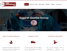 Tablet Screenshot of gujaratgastrogroup.com